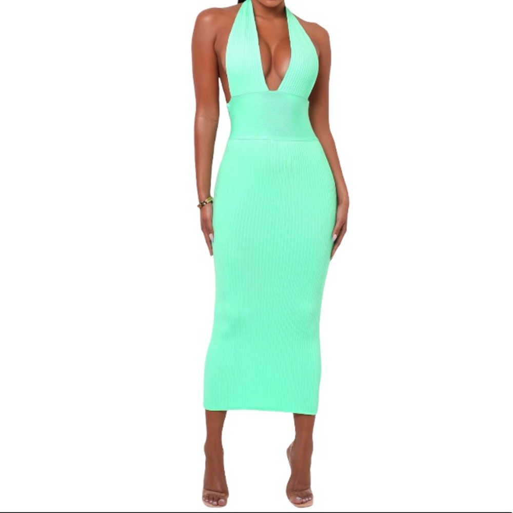 New Hourglass Bandage Maxi Dress